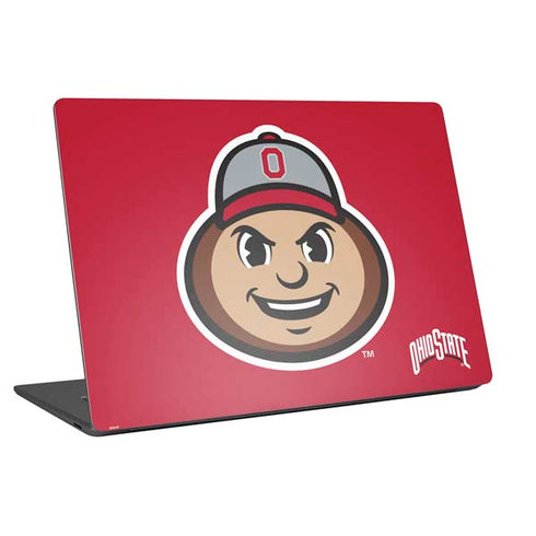 Ohio State University OSUBuckeyes Light Grey Universal Laptop 12in (9.8 x 6.8in) Skin